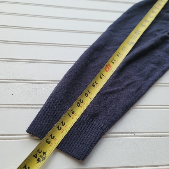 U.S. Polo Assn Navy Blue Men's Striped  Pullover crew Neck Sweater Size L - Picture 6 of 8